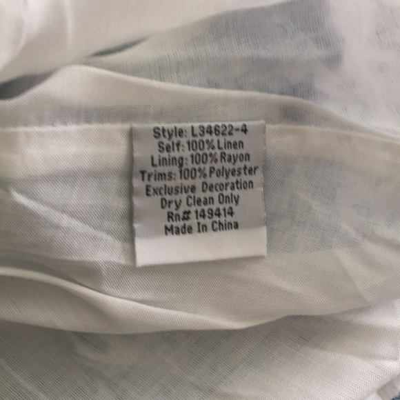 NWT JOHNNY WAS LEILANI FLORAL LINEN DRESS - Picture 10 of 13